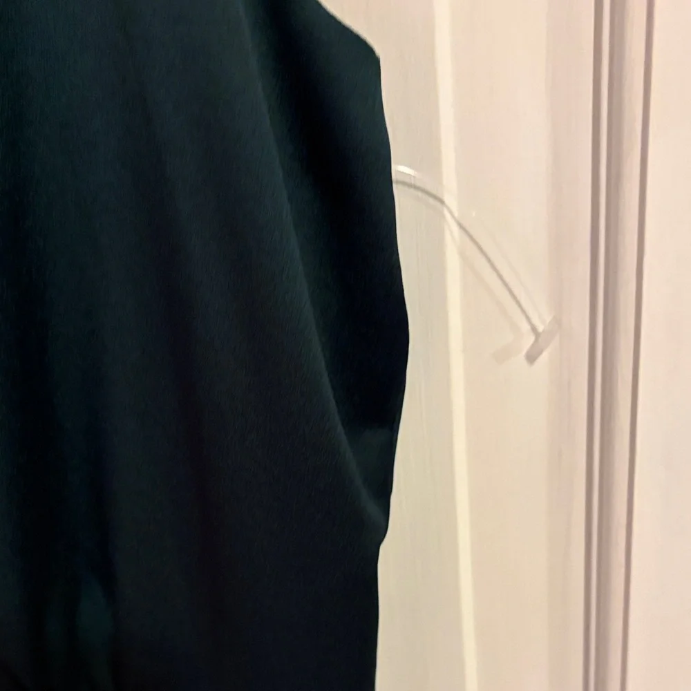 BHLDN Emerald Satin Maxi Dress size 14 brand new without tag - Picture 3 of 6